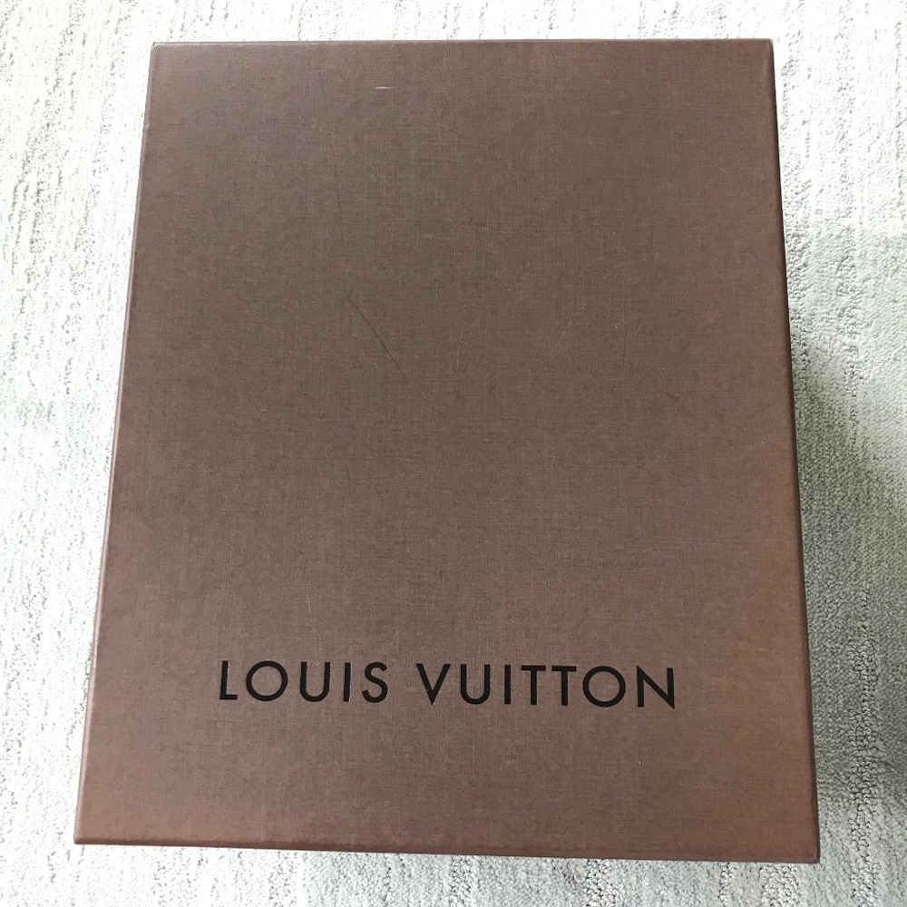 Authentic Louis Vuitton Large Empty Brown Gift Box Heavy Duty 13”x 10”x 7”
